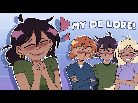 YAPPING ABOUT MY OC’S LORE!! (cause i’m obsessed with them) // ((art + commentary))