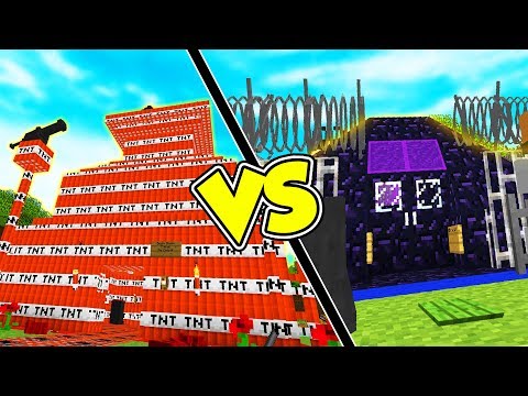 CASA DI TNT VS CASA BUNKER - Case Pazze su Minecraft