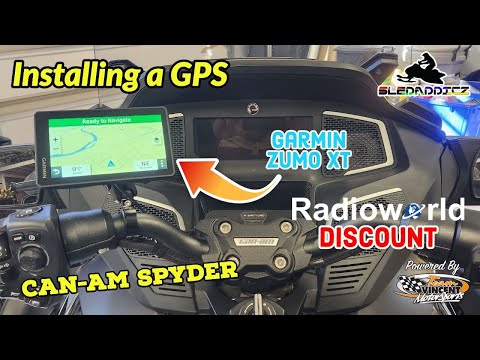 Installing a Garmin GPS on a Can-Am Spyder RT Limited | Garmin Zumo XT | Radioworld.ca