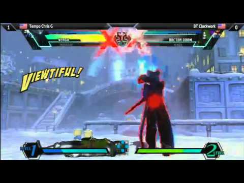 UMVC3 NorCal Regionals 2015 Top 8 Tempo Chris G vs Clockwork