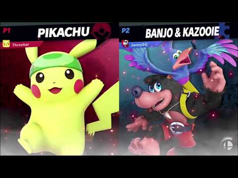 CWA Wifi Weekly 35 - Threebar (Pikachu) vs JonnySQ (Mii Gunner, Banjo & Kazooie) Losers Quarterfinal