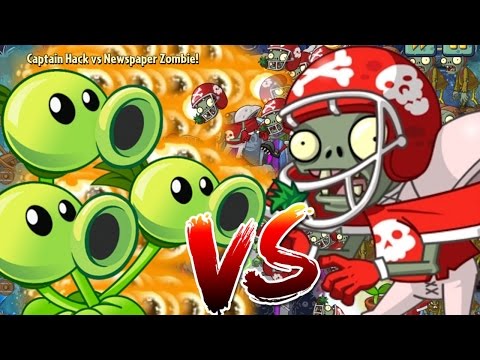 Plants vs Zombies 2 Epic Hack :Threepeaters the Freakin Modern All-Star in Dark Ages!