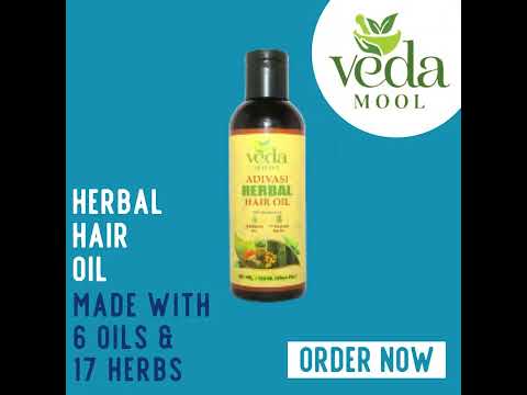 Pack of 2 veda mool adivasi herbal hair oil