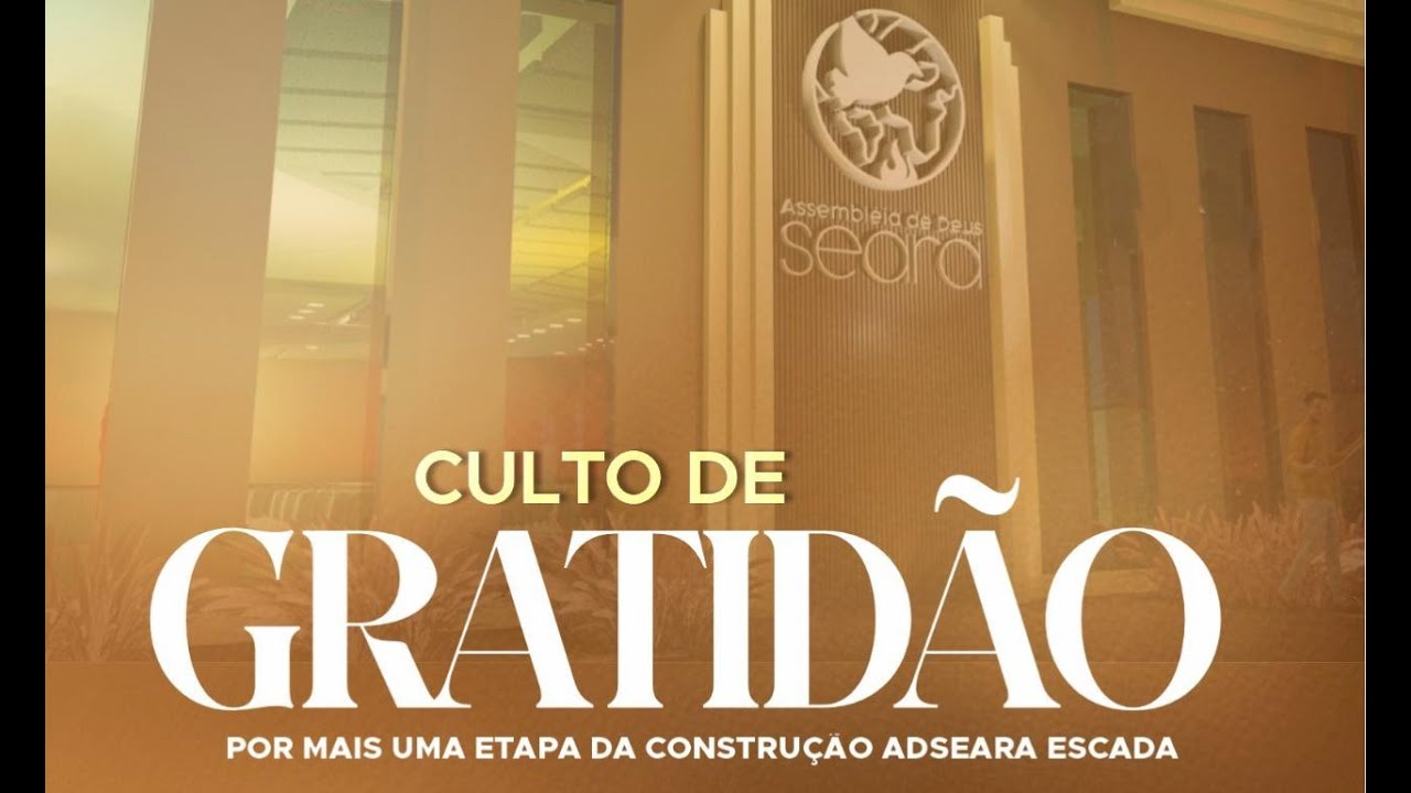 CULTO DE GRATIDÃO | ADSEARA ESCADA | 04/01/2025 | [FHD]