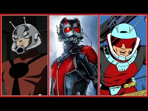 Ant-Man/Giant-Man Evolution In Movies, Cartoons &  TV (Hank Pym/Scott Lang) (2018)