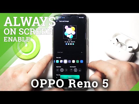 How to Change Always on Display Theme on OPPO Reno5 5G – Personalize Always on Display