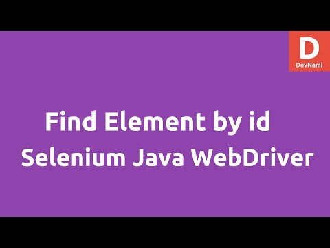 Find element by ID Selenium Java