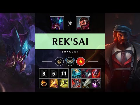 Rek'Sai Jungle vs Graves - VN Challenger Patch 25.07
