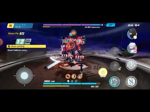[HI3rd] HoF Tuna vs MR-06X Hephaestus in 5.6v Q-Manifold: Redlotus Masters Lv.70-80 Clear Time 00:30