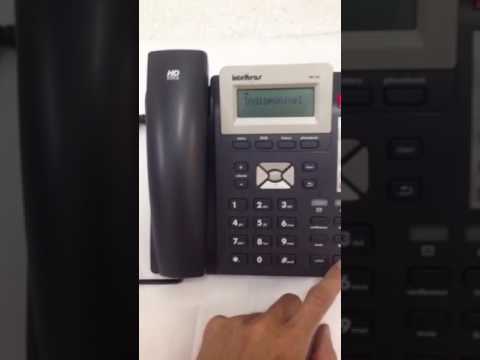 Demonstração Telefone Intelbras TIP 200