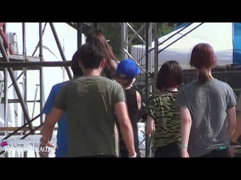 [Fancam] 130812 KryBer at Show Champion in Sokcho Backstage