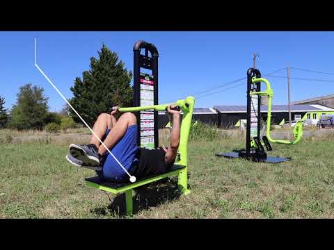 Chest Press avec piston hydraulique réglable - Gamme Piston_4