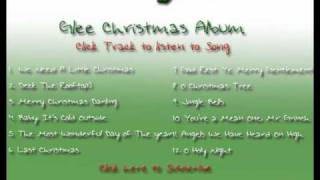 Glee O Christmas Tree Cast Version with Lyrics from Christmas Album