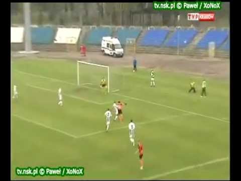 tv.nsk.pl 2011-10-22 Garbarnia Kraków - Wigry Suwałki 1-2 (0-1) bramki relacja