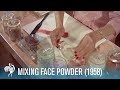 Mixing Face Powder Retro Cosmetics 1958 British Pathé