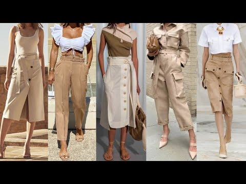 ATUENDOS Y COMBINACIONES DE ROPA EN TONOS NATURALES BEIGE MARFIL Y MARRONES LA ELECCION PERFECTA