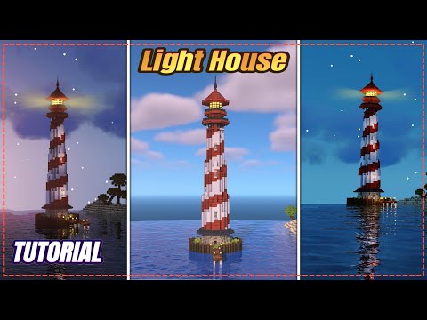 How to Build a Lighthouse in Minecraft | Easy Minecraft Lighthouse Tutorial