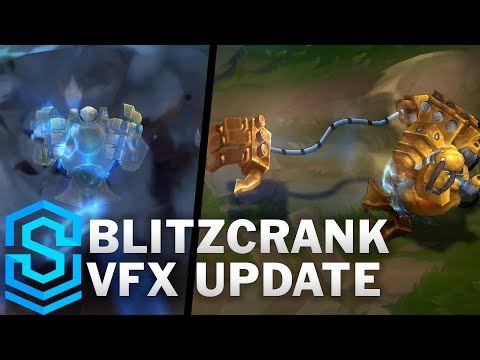 Blitzcrank Visual Effect Update Comparison -  All Affected Skins | League Of Legends