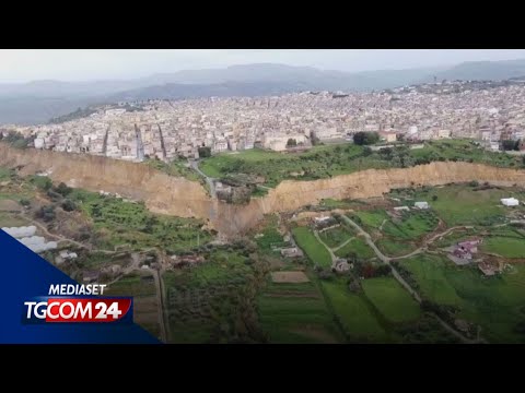 Maltempo, frana a Niscemi: 