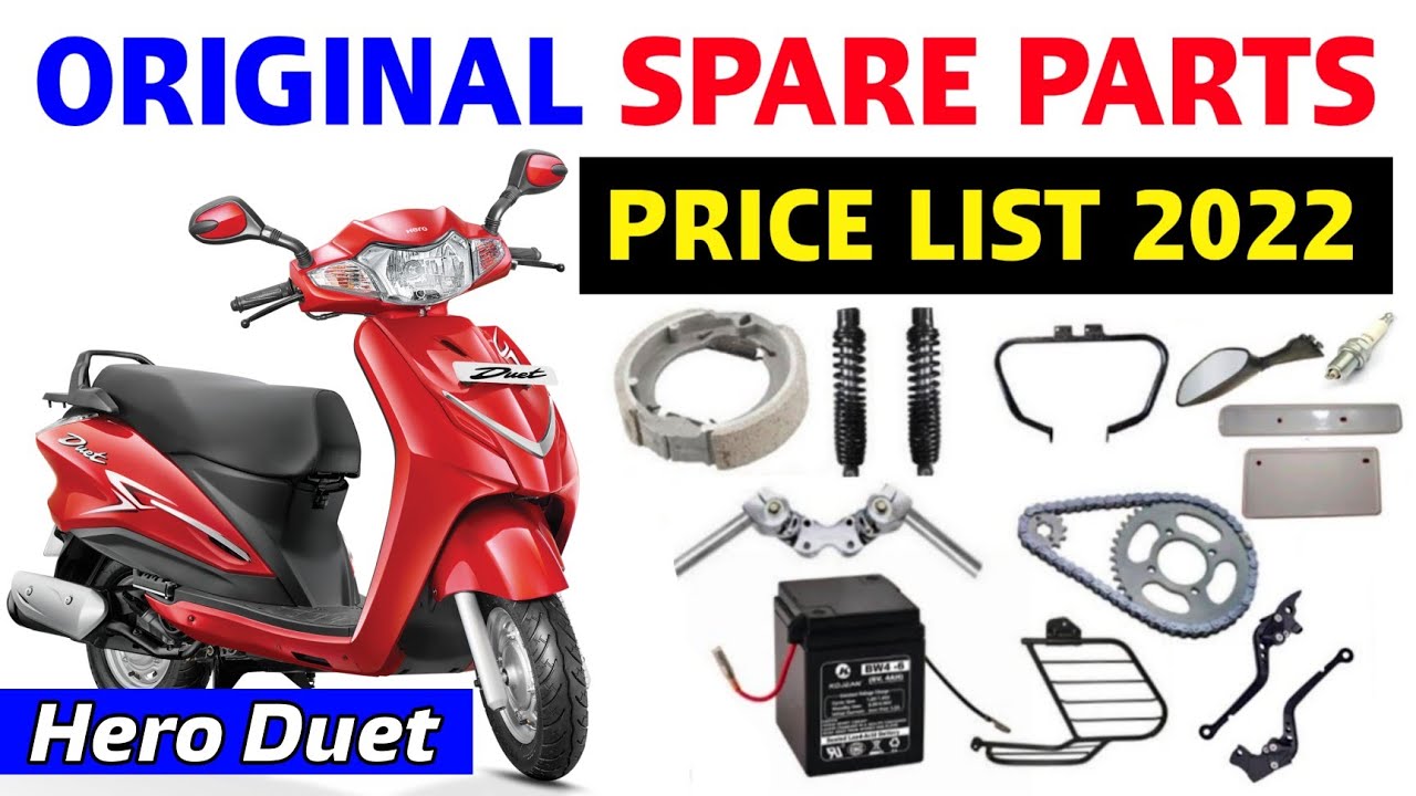 Watch video Hero Duet Original Spare Parts Price In 2022 || Hero Genuine Parts Price || #youtube #bikespareparts Now Hero Duet Original Spare Parts Price In 2022 || Hero Genuine Parts Price || #youtube #bikespareparts