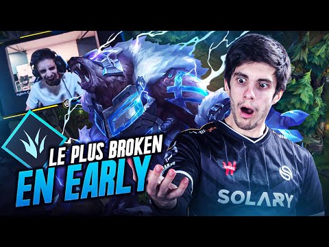 LE JUNGLE LE PLUS BROKEN EN EARLY - Volibear Jungle SoloQ Patch 10.15