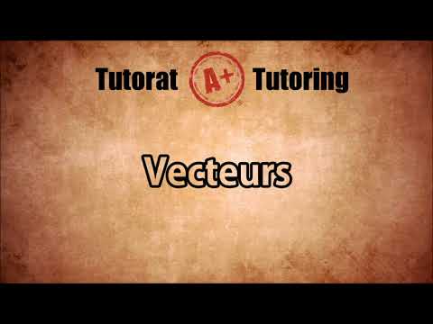 Vecteurs - Secondaire 5 SN au Québec #vecteurs #physique #math #mathématiques