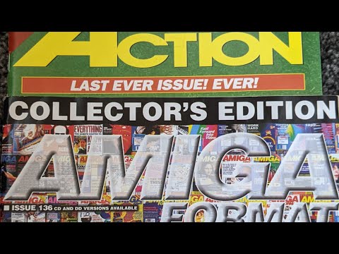 A look at the final issues of Amiga Format & Action.