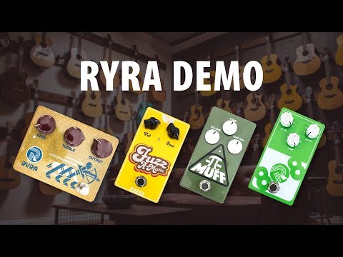 RYRA Product Line Demo featuring 808, Fuzz-amatic, Tri-Pi Muff and Klone - Seth's Tone Zone