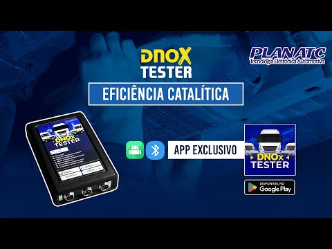Equipamento para Diagnóstico do Sistema Arla 32 e Teste de Sensor NOX de Motores DIESEL em Bancada no Local PLANATC-DNOX-TESTER - Video