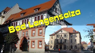 preview picture of video 'Bad Langensalza im Freistaat Thüringen *mittelalterlicher Stadtkern *Glockenspiel Rathaus'