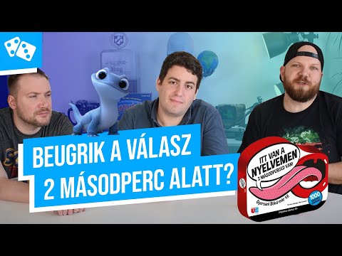 Az alpesi szalamandra kifogott rajtunk  Itt van a nyelvemen! társasjáték  GameStar - GameStar Hungary