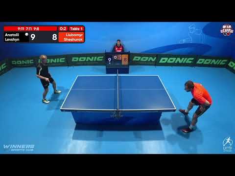 15:30 Anatolii Levshyn 0 - 3 Liubomyr Sheshurak West 3 WIN CUP 26.10.2022 | TABLE TENNIS WINCUP