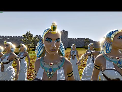 Cleopatra Fortress Ataccked by 350,000 Roman Archers - Ultimate Epic Battle Simulator 2