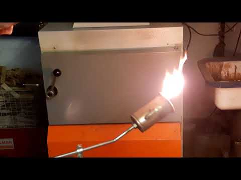 Holzvergaserkessel anheizen, Solarbayer HVS25LC