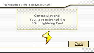Mario Kart Wii - Unlocking 50cc Lightning Cup