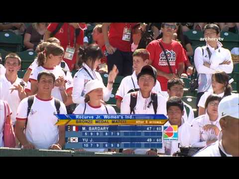 M. Bardary v Yu Jangmi – recurve junior women bronze | World Archery Youth Championships 2009