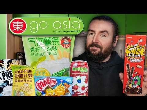 MY TEAM and I TEST the NEWEST FOODS from GOASIA