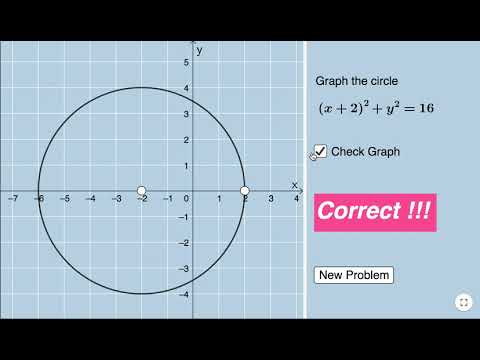 Graphing Circles Whose Equations Are Written in Standard Form