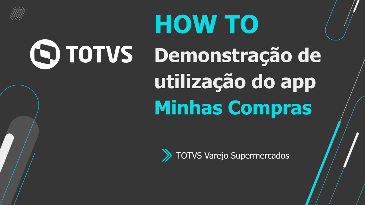 How To | Demonstração de utilização do App Minhas Compras #TOTVS_Varejo_Supermercados
