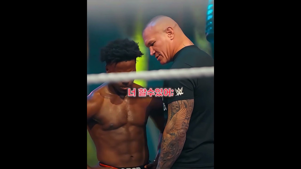 프로 WWE 경기 레전드 찍어버린 아이쇼스피드