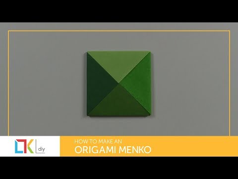 Origami toys #124 - How to make an origami menko VIII (4 colors II)