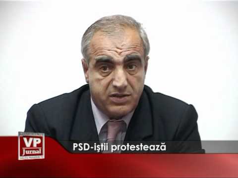 PSD-istii protesteaza