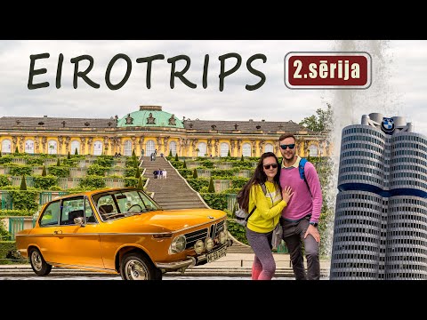 EIROTRIPS - Sanssouci pils - BMW muzejs - Alpi - 2.sērija 4K