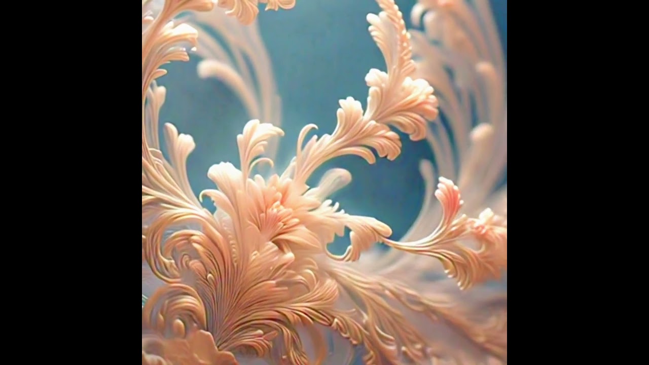 abstract floral background with flowers