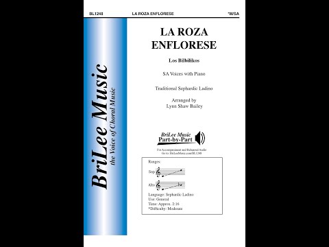 La Roza Enflorese (BL1248) Traditional Sephardic arr. Lynn Shaw Bailey