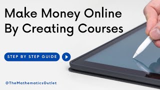 How to make money online by selling courses | Earn money online by creating courses
