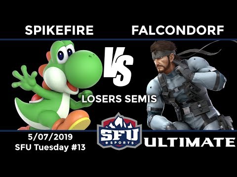 SFU Ultimate #13: Losers Semis - Spikefire (Yoshi) vs Falcondorf (Snake)