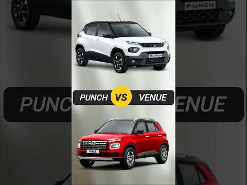 Tata Punch VS Hyundai Venue | Comparison #shorts