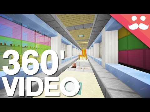 Minecraft: The Ultimate Redstone Corridor! [4K 360' Video!]