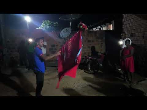 Canto de licença da folia dos gerais do Divino Espírito Santo Natividade em Santa Rosa em Andrelina.
